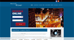 Desktop Screenshot of hostalolivermadrid.com